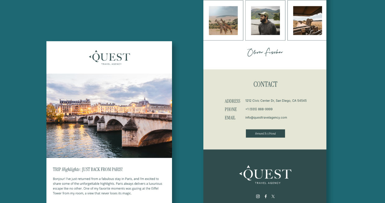 Quest Email Template