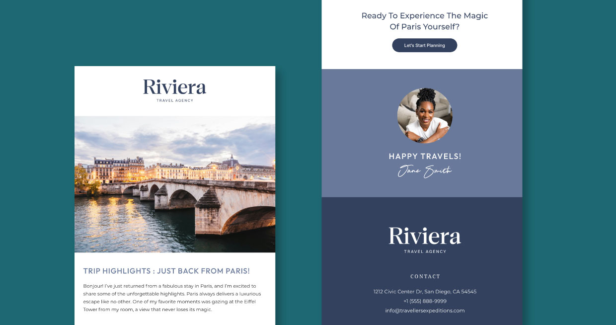 Riviera Email Template